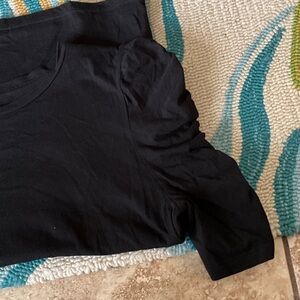 LOFT Black Short Sleeve Women's Tee